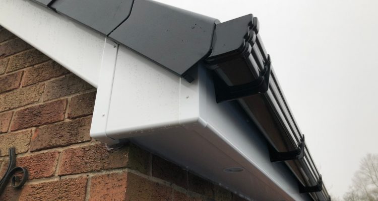 Fascia,Board,And,Roofing,And,Guttering,System,Newly,Fitted,With